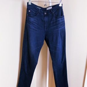 Anthropologie AG High Rise Stevie Dark Denim Sz 30